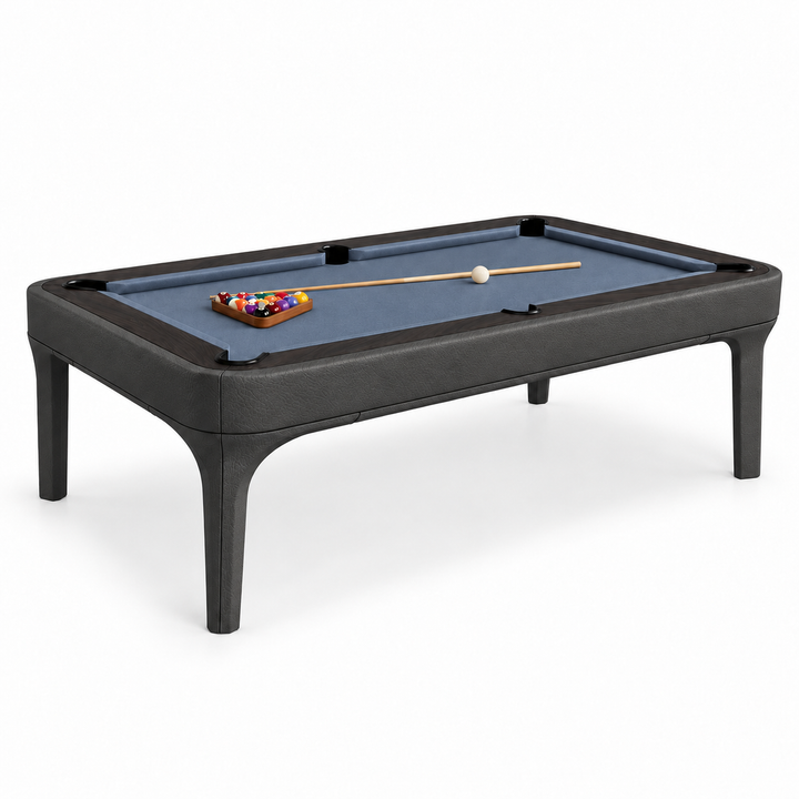 Luca Leather Modern Slate Pool Table