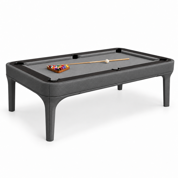 Luca Leather Modern Slate Pool Table