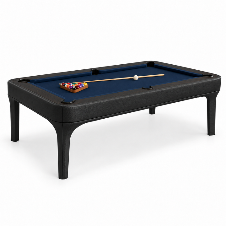 Luca Leather Modern Slate Pool Table