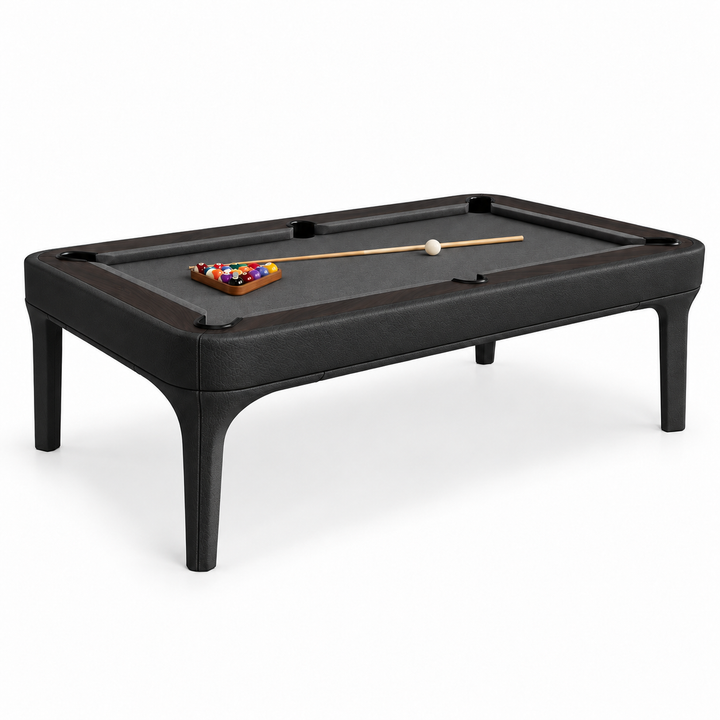 Luca Leather Modern Slate Pool Table