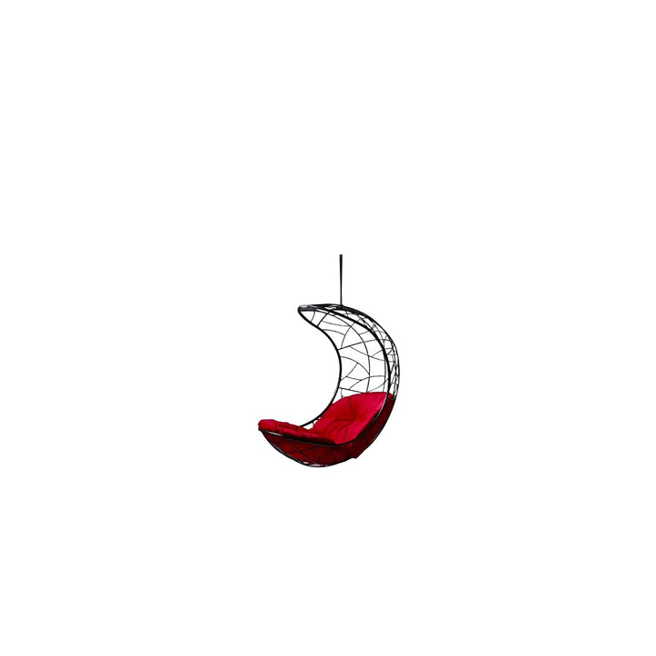 Lucky Bean Hanging Swing Chair in Black Hanging Chairs Studio Stirling