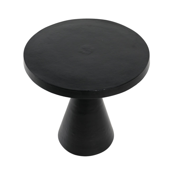 Luma Hourglass Side Table, overhead view