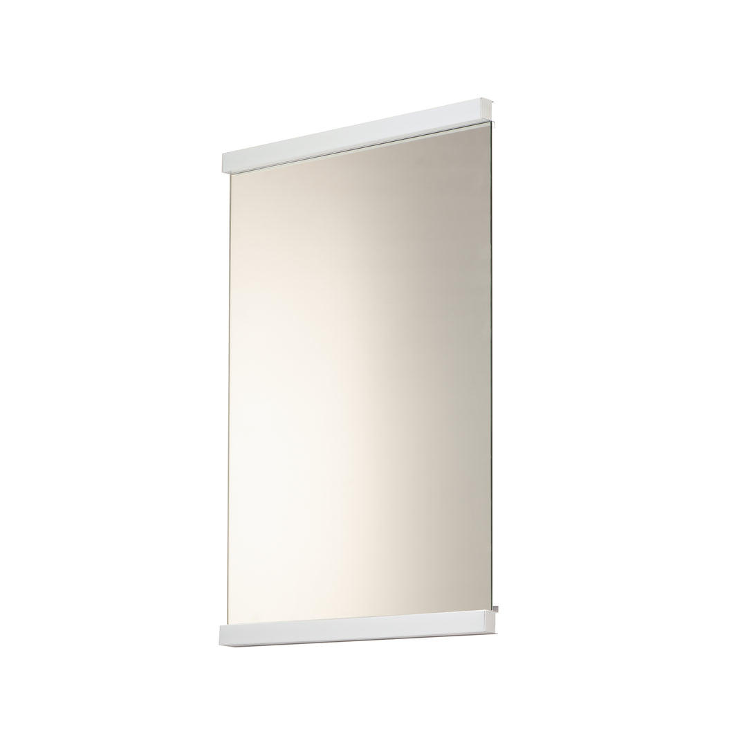 Luminance 33"W X 24"H LED Mirror Kit by ET2 Lighting in Polished Chrome, front view