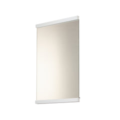 Luminance 33"W X 24"H LED Mirror Kit by ET2 Lighting in Polished Chrome, front view