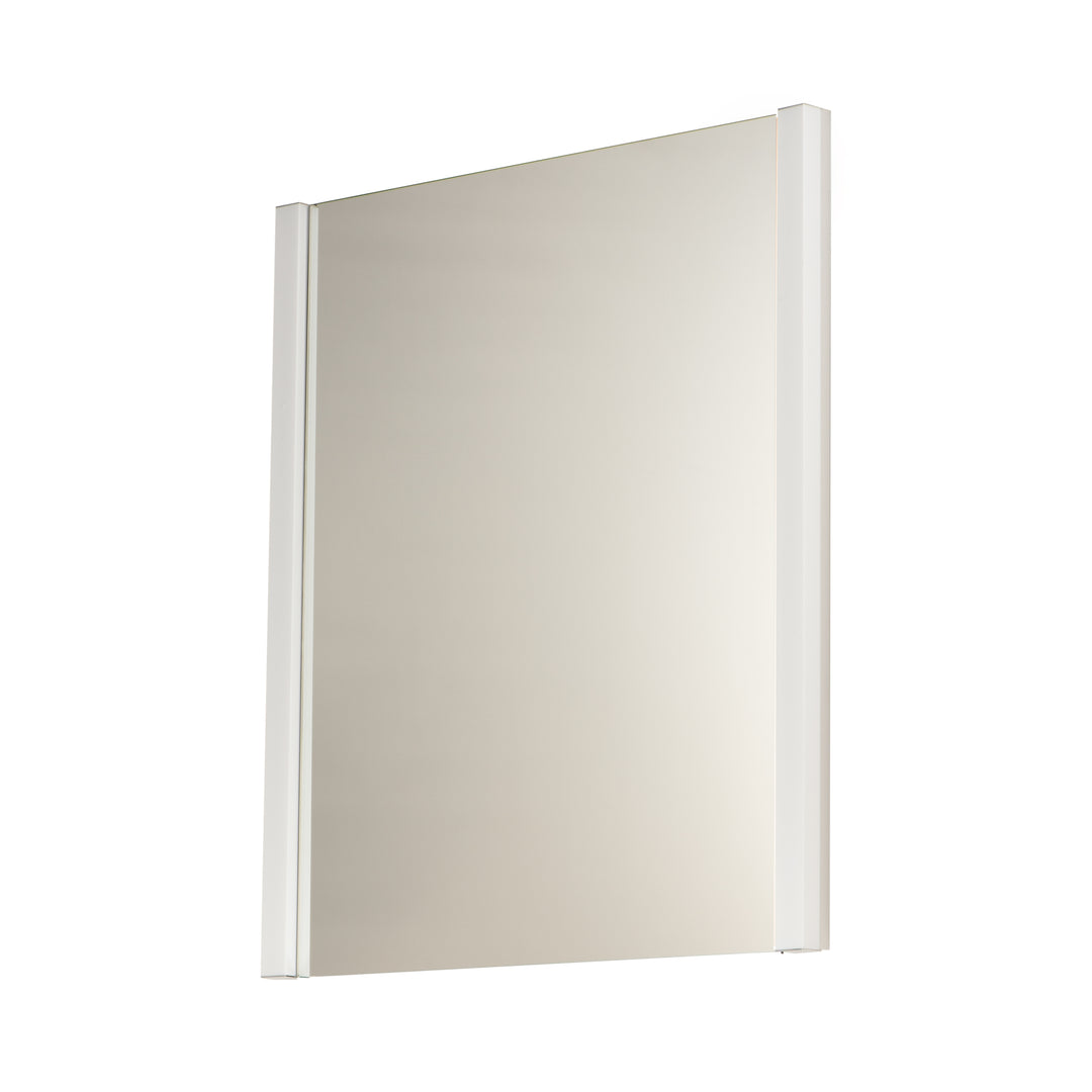 Luminance 33"W x 36"H LED Mirror Kit by ET2 Lighting in Polished Chrome, front view