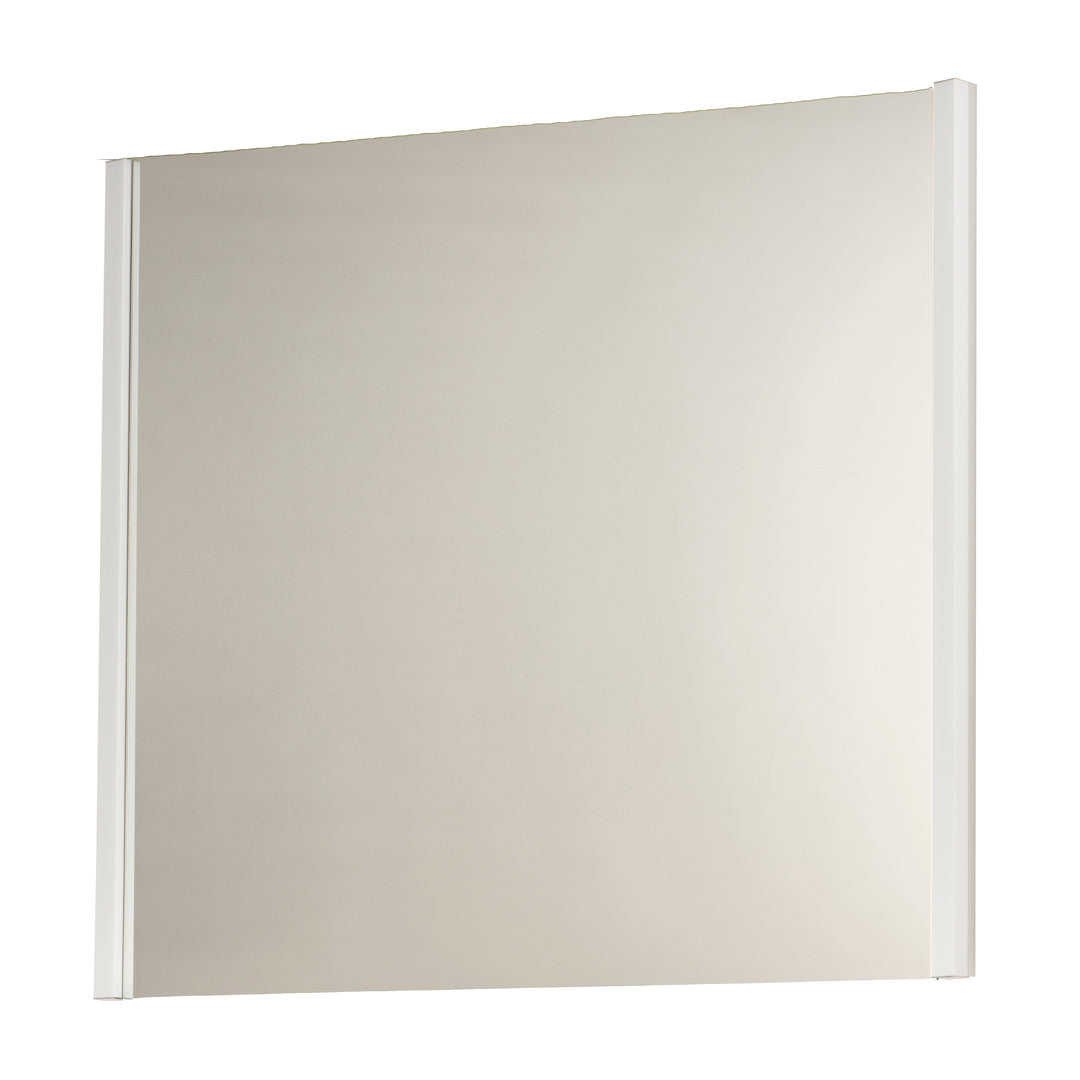 Luminance W48 x H42 LED Mirror - 3000k by ET2 Lighting in Polished Chrome, front view