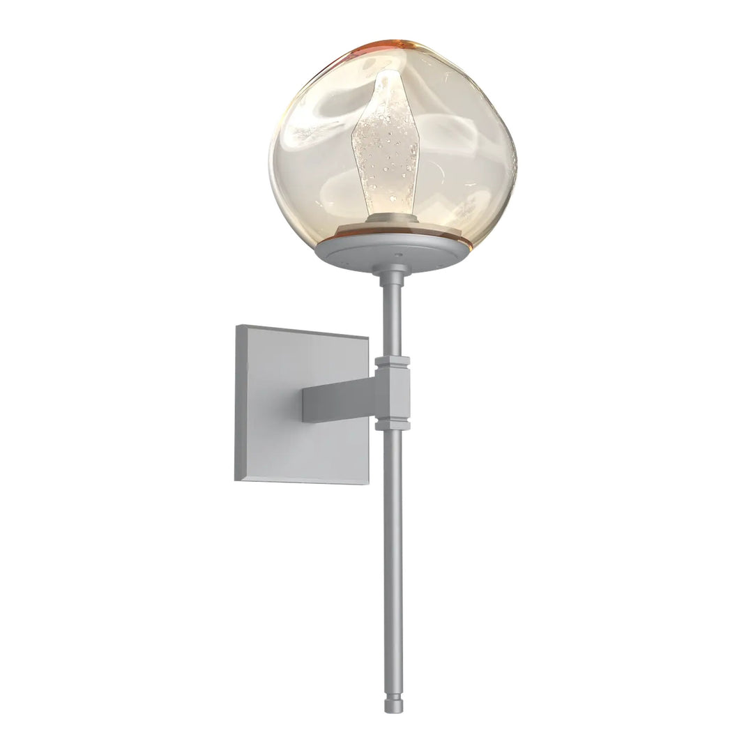 Luna Belvedere Sconce by Hammerton Studio in Classic Silver