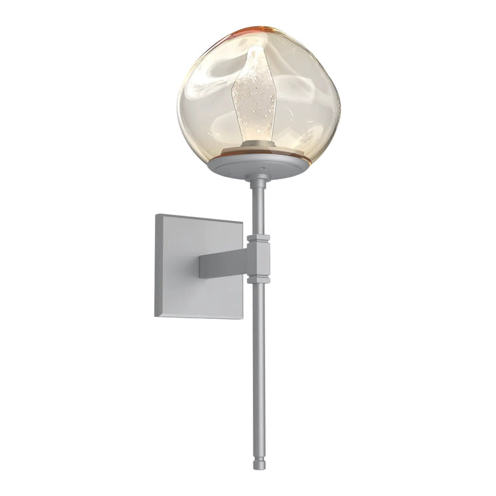 Luna Belvedere Sconce by Hammerton Studio in Classic Silver