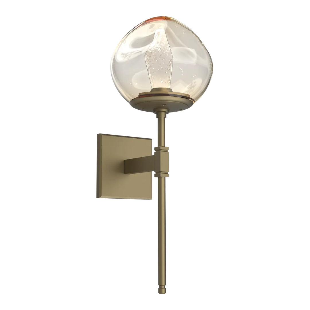 Luna Belvedere Sconce by Hammerton Studio in Gilded Brass