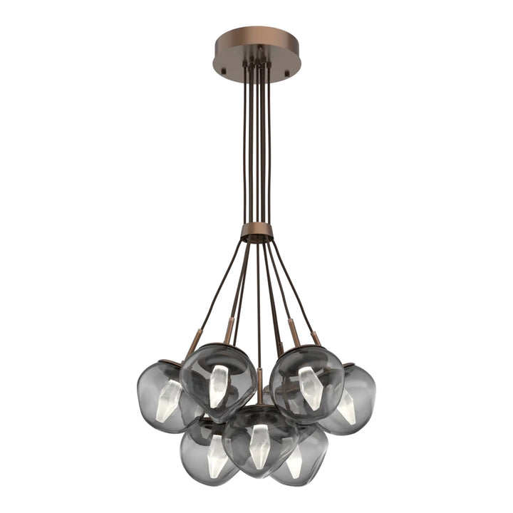 Luna Cluster Bloom by Hammerton Studio – 9 Lights in Burnished Bronze