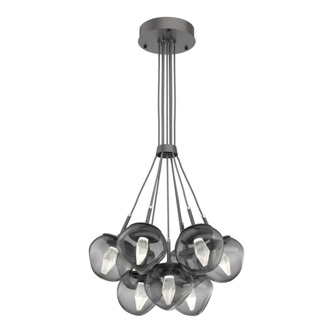 Luna Cluster Bloom by Hammerton Studio – 9 Lights in Graphite