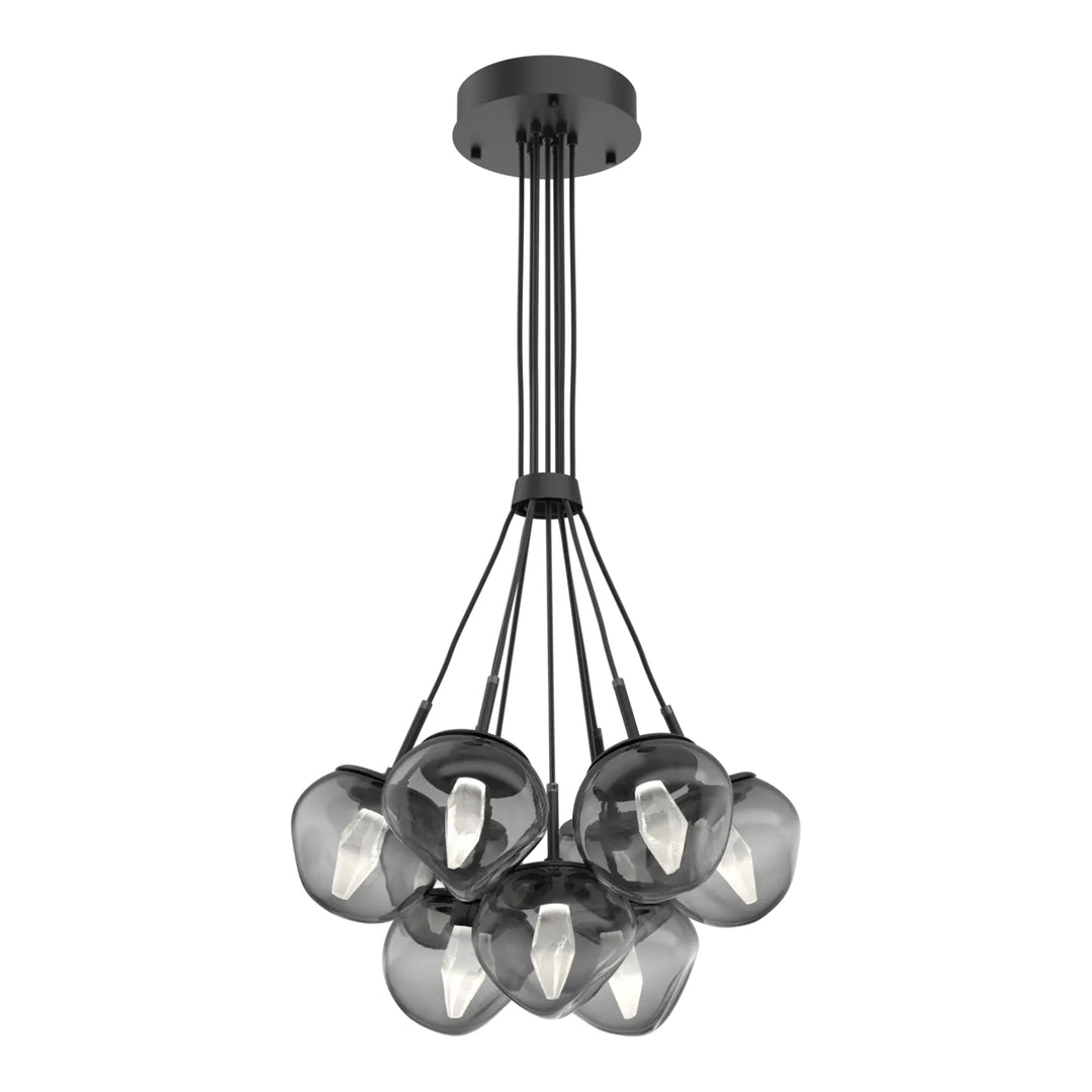 Luna Cluster Bloom by Hammerton Studio – 9 Lights in Matte Black