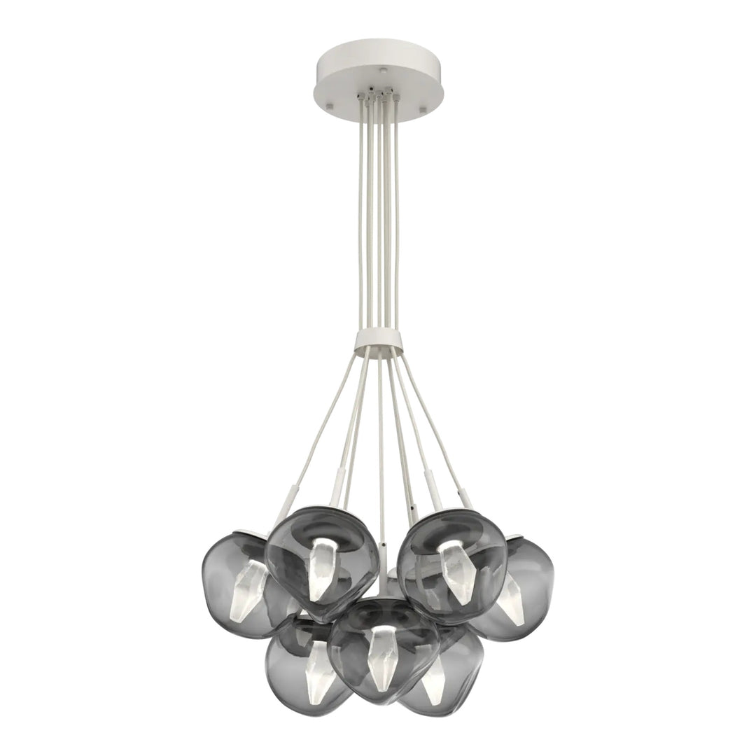 Luna Cluster Bloom by Hammerton Studio – 9 Lights in Salt White