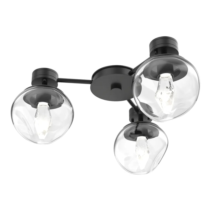 Luna Hub &amp; Spoke by Hammerton Studio – 3 Lights in Matte Black