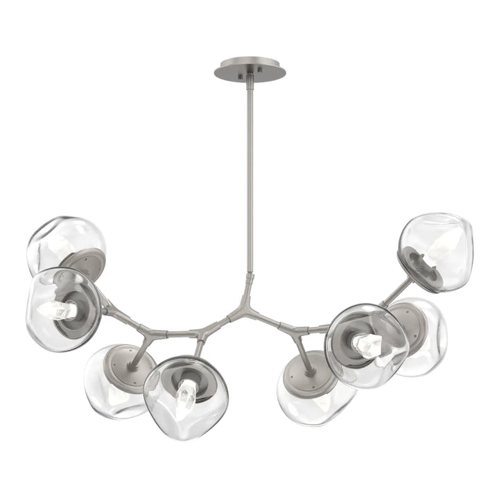 Luna Modern Branch Chandelier by Hammerton Studio – 8 Lights in Beige Silver