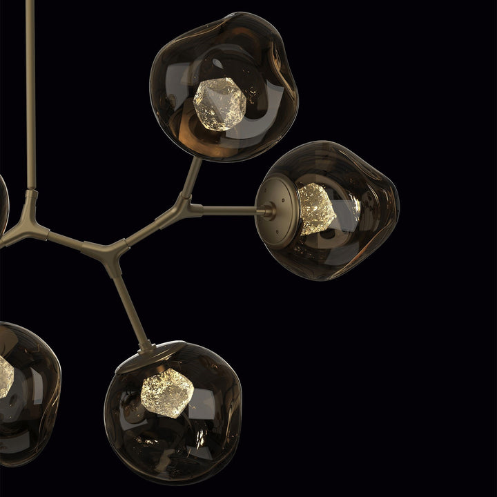 Luna Modern Branch Chandelier by Hammerton Studio in a styled interior