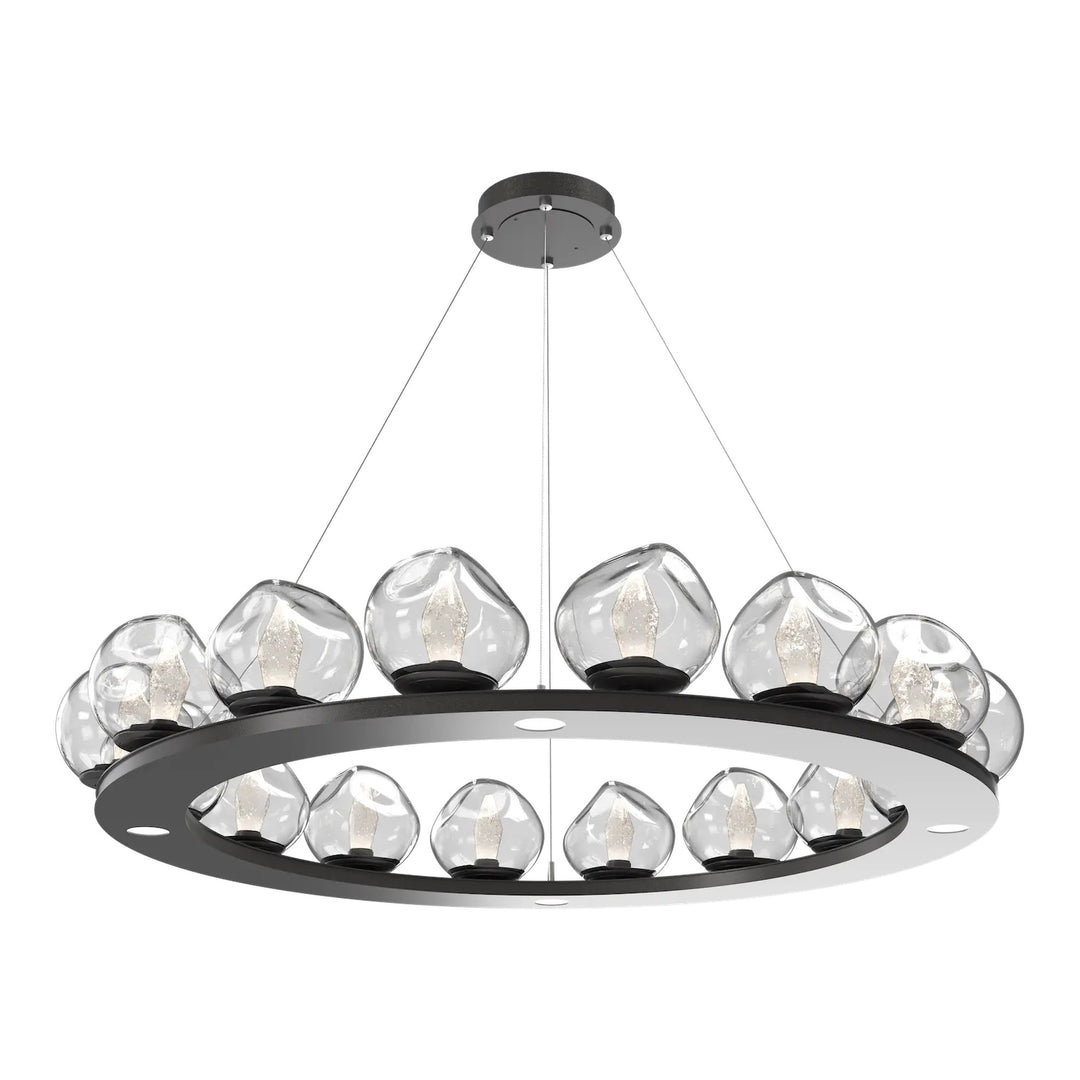 Luna Ring Chandelier by Hammerton Studio – Large in Graphite