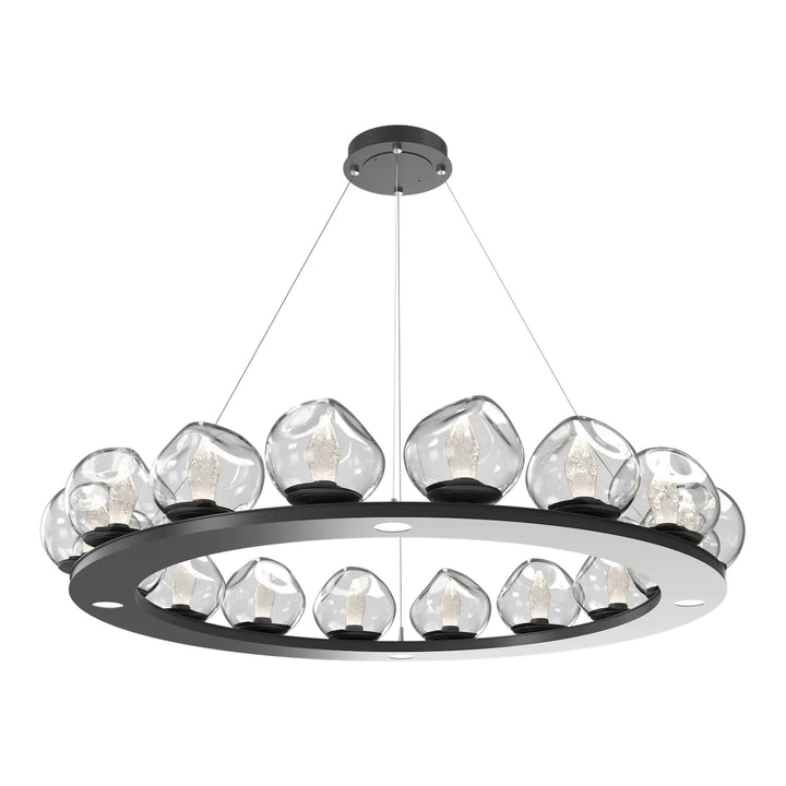 Luna Ring Chandelier by Hammerton Studio – Large in Graphite