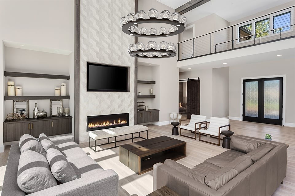 Luna Ring Chandelier by Hammerton Studio in a styled interior