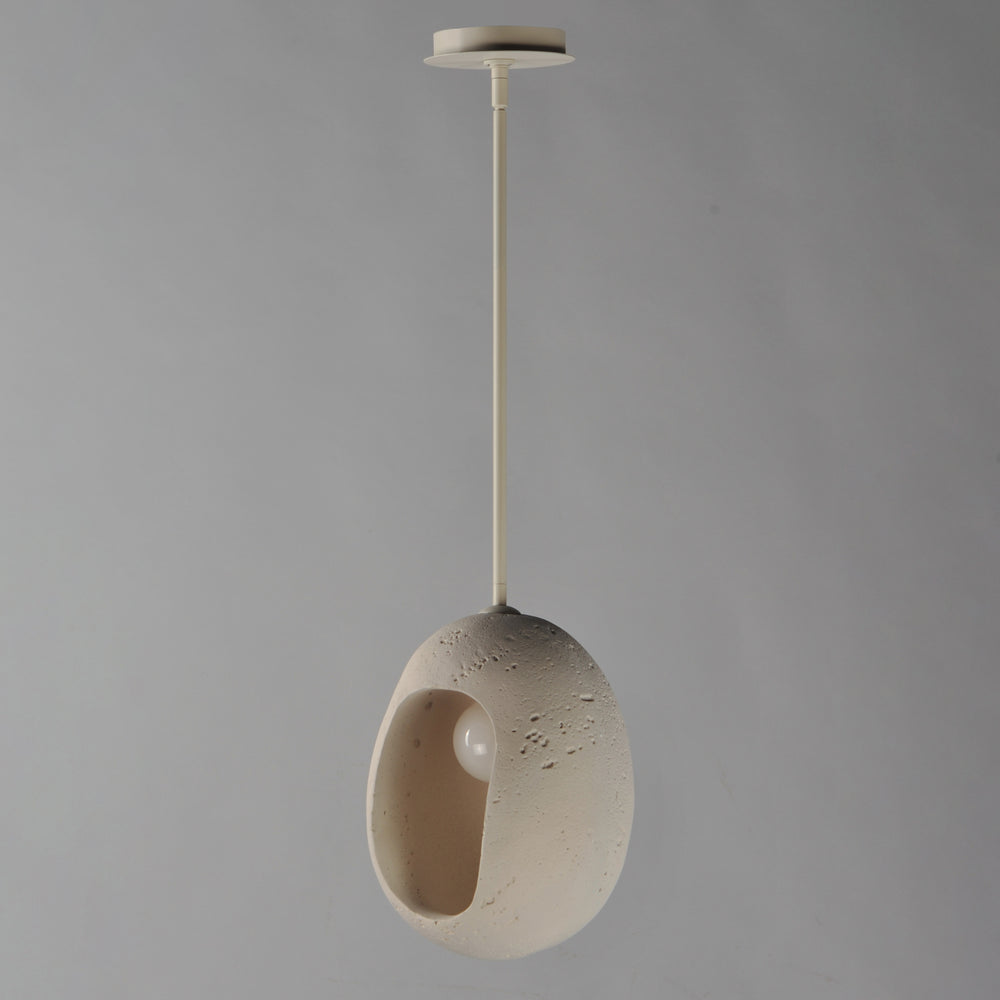 Luna Small LED Pendant by ET2 Lighting, styled view 1