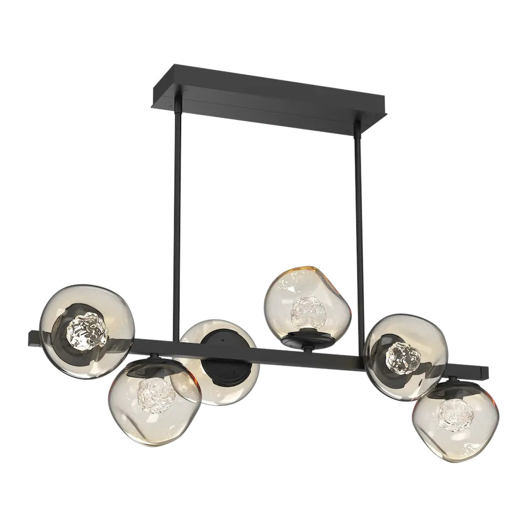 Luna Twisted Branch Chandelier by Hammerton Studio – 6 Lights in Matte Black