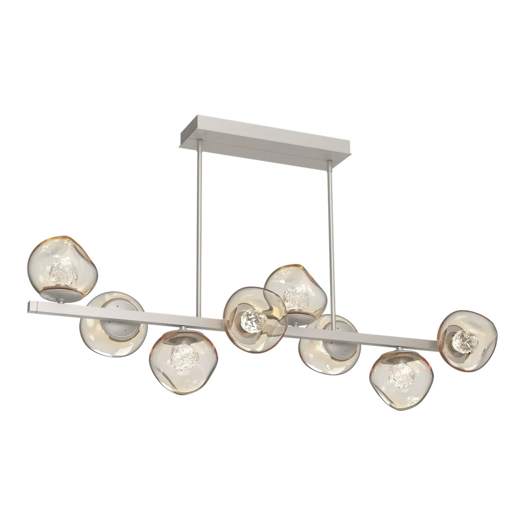 Luna Twisted Branch Chandelier by Hammerton Studio – 8 Lights in Beige Silver