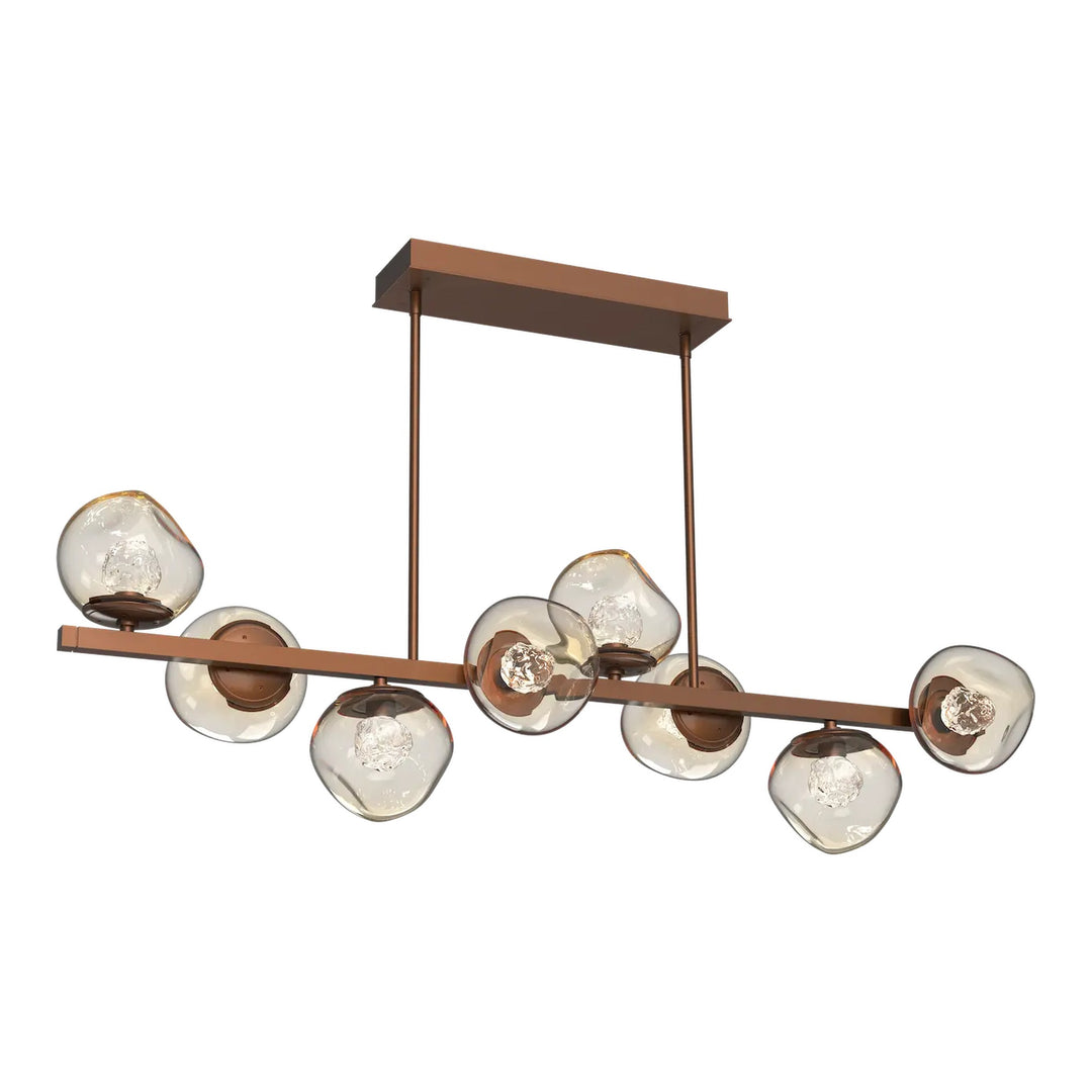 Luna Twisted Branch Chandelier by Hammerton Studio – 8 Lights in Burnished Bronze