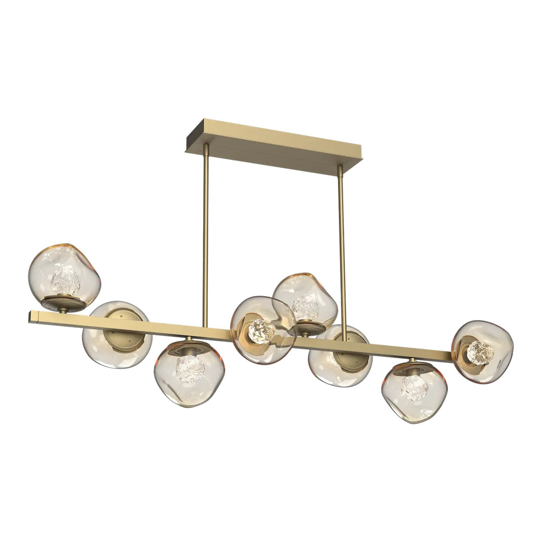 Luna Twisted Branch Chandelier by Hammerton Studio – 8 Lights in Gilded Brass