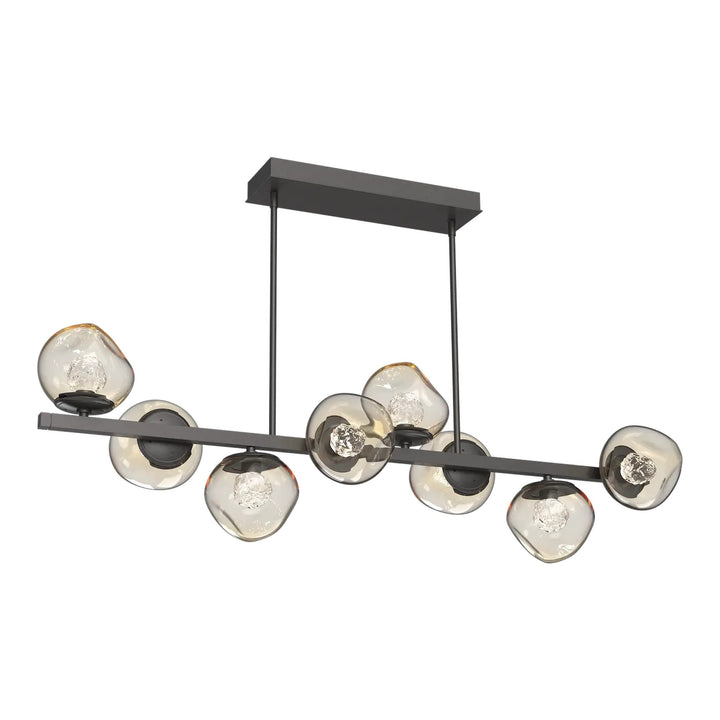 Luna Twisted Branch Chandelier by Hammerton Studio – 8 Lights in Graphite