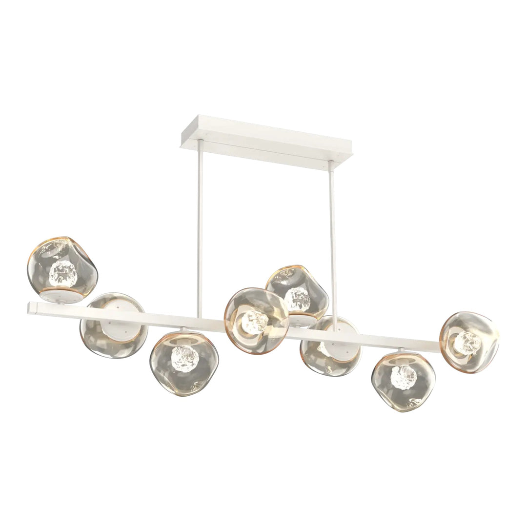 Luna Twisted Branch Chandelier by Hammerton Studio – 8 Lights in Salt White