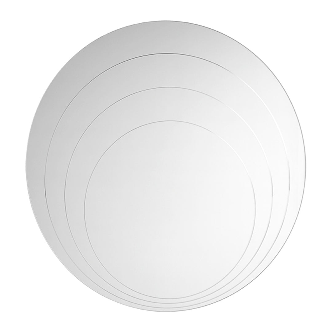 Lune Round Mirror by Connubia, white background