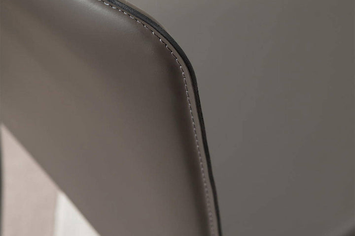 Lunette Hard Leather Dining Chair