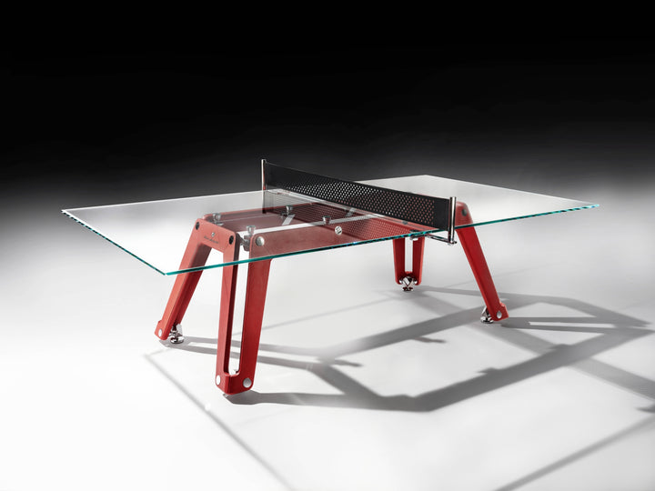 Lungolinea Leather Tonino Lamborghini Edition Ping Pong Table by Impatia, studio product photo