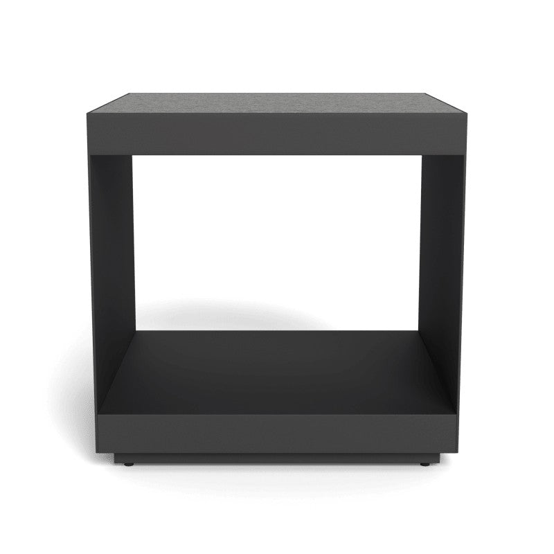 Macquarie Side Table by Harbour in Aluminum Asteroid