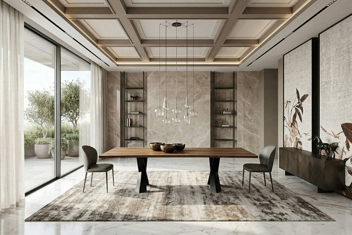 Random Wood Dining Table