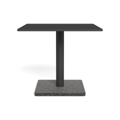 Madison Square Side Table by Harbour in Aluminum Asteroid