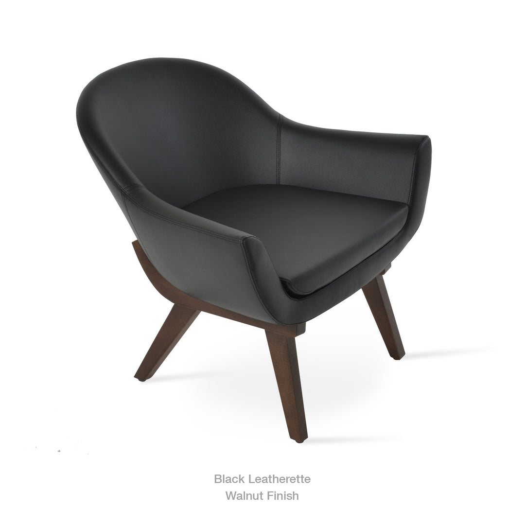 MADISON WOOD LOUNGE ARMCHAIR Soho Concept
