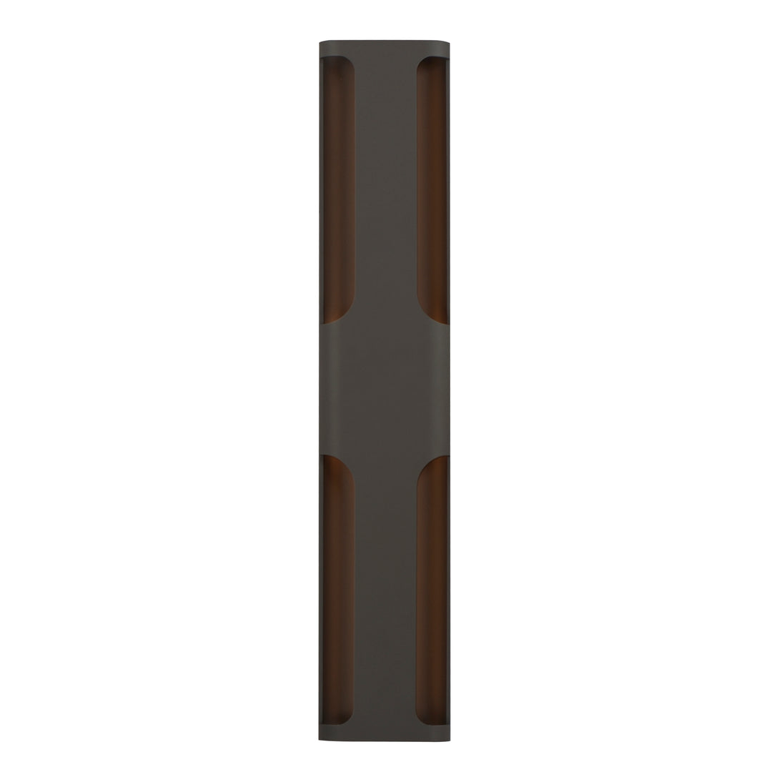 Maglev 33" LED Outdoor Wall Sconce by ET2 Lighting in Architectural Bronze, front view