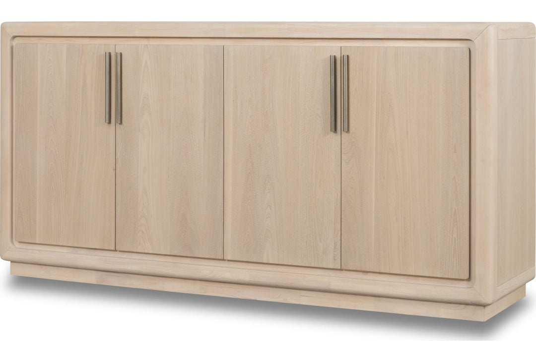 Magnolia Four Door Sideboard in Daffodil — product view on a white background