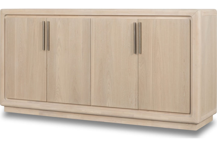 Magnolia Four Door Sideboard in Daffodil — product view on a white background