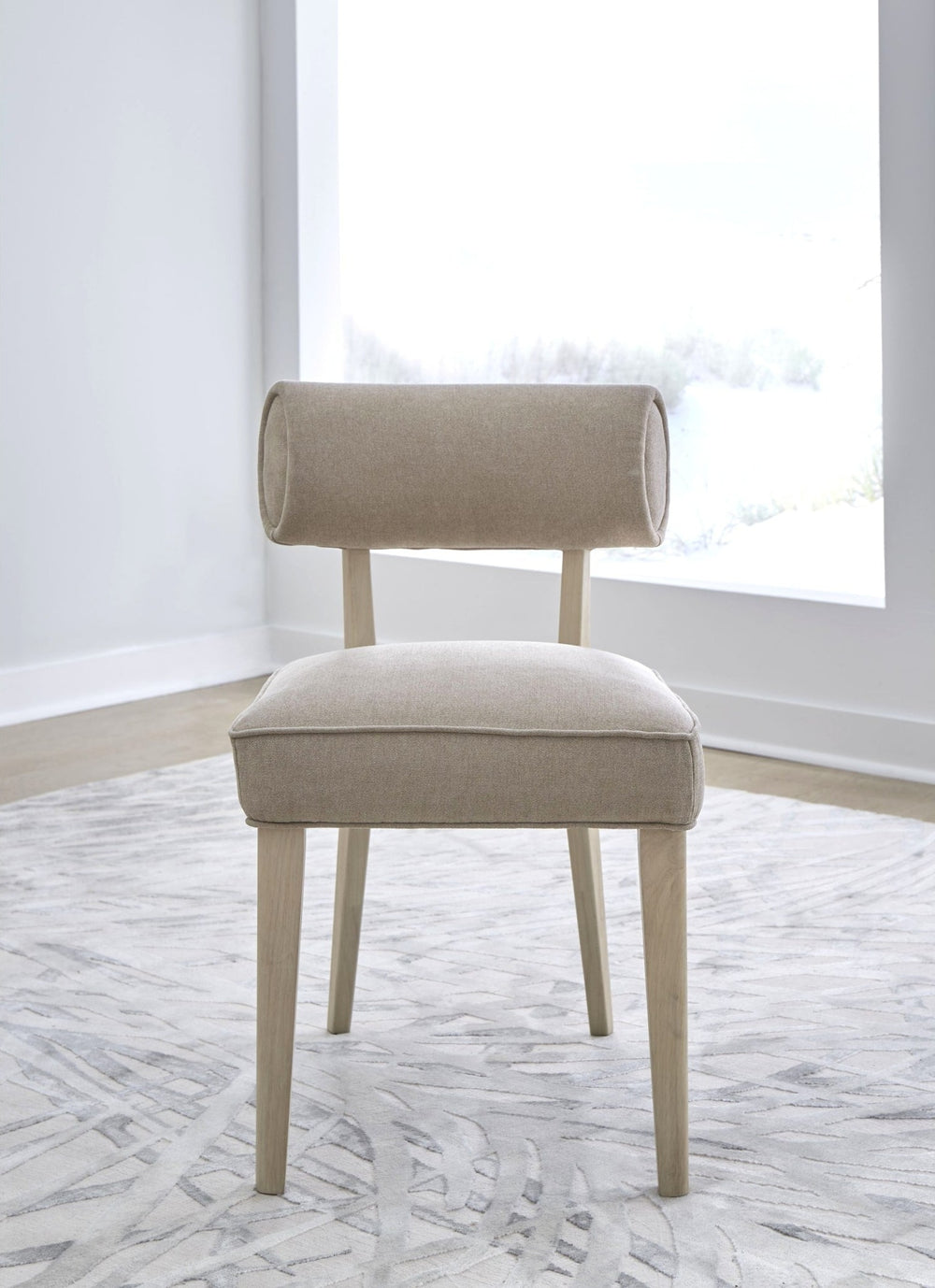 Magnolia Upholstered Dining Chair in Brown Sugar Chenille — lifestyle photo