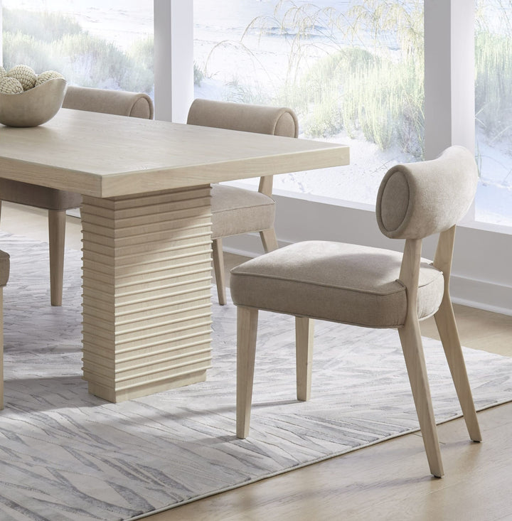 Magnolia Upholstered Dining Chair in Brown Sugar Chenille — lifestyle photo
