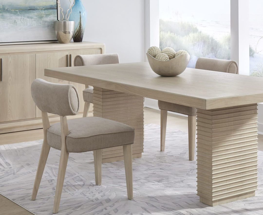 Magnolia Upholstered Dining Chair in Brown Sugar Chenille — lifestyle photo