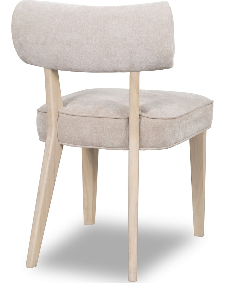 Magnolia Upholstered Dining Chair in Brown Sugar Chenille — product view on a white background