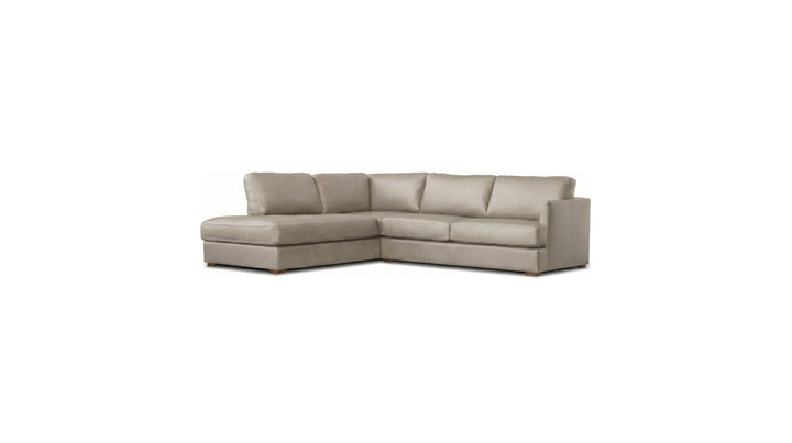 MALEA Sectional 2-Piece Chaise Left Side Facing Light Stone