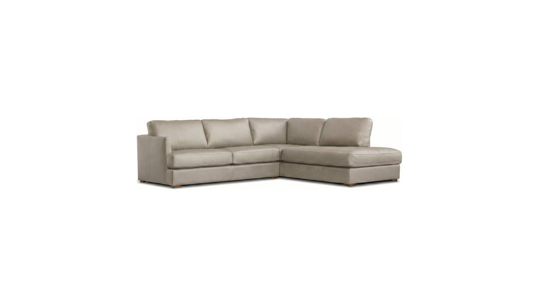MALEA Sectional 2-Piece Chaise  Right Side Facing Light Stone