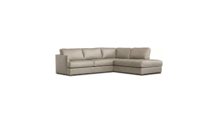 MALEA Sectional 2-Piece Chaise  Right Side Facing Light Stone