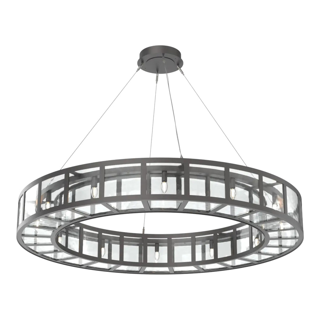 Manhattan Ring Chandelier by Hammerton Studio in Graphite