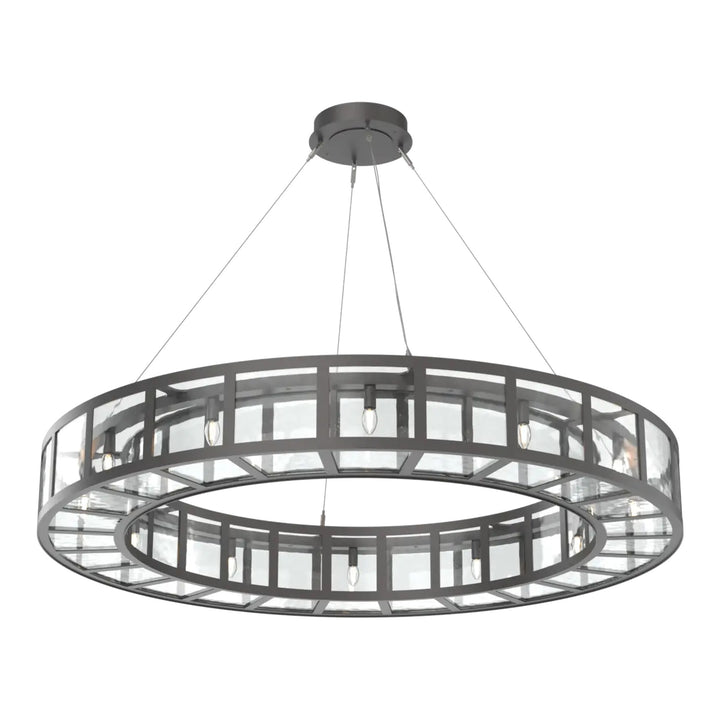 Manhattan Ring Chandelier by Hammerton Studio in Graphite