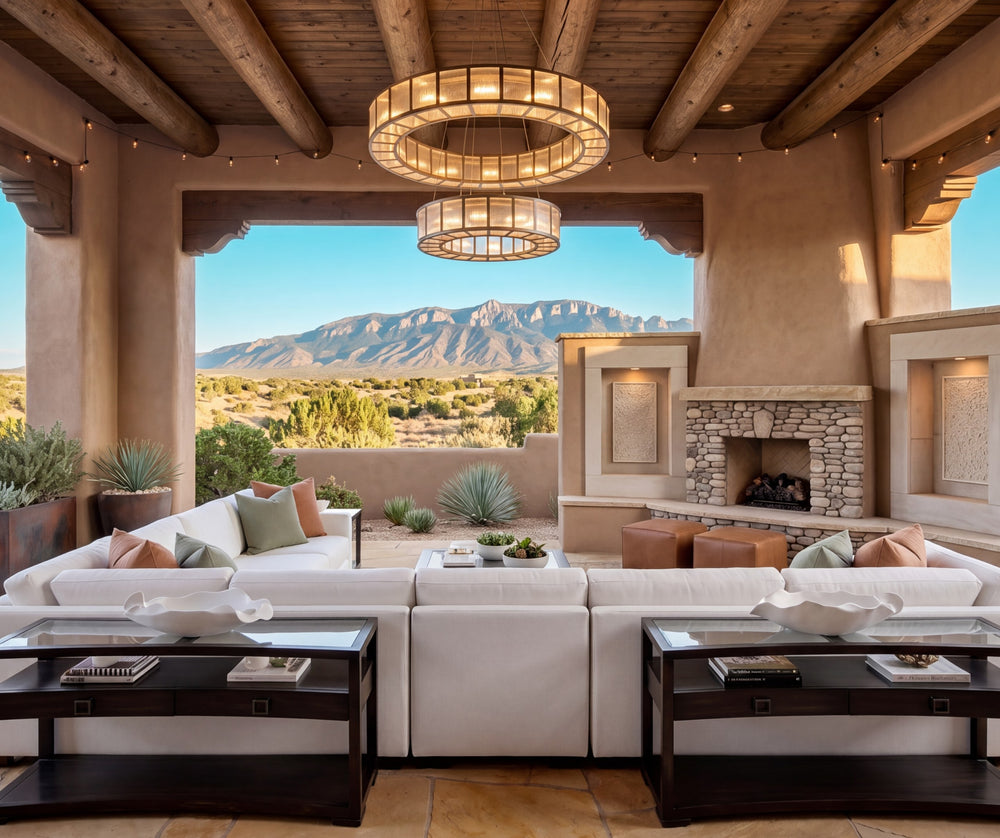 Manhattan Ring Chandelier by Hammerton Studio in a styled interior